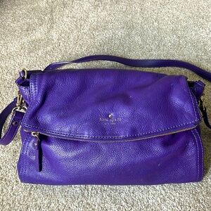 Purple Kate Spade Medium Size Satchel